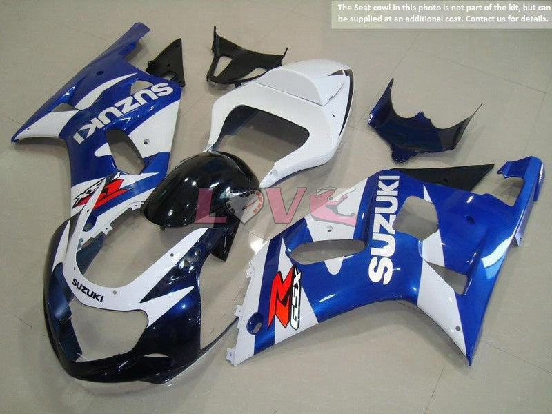 Factory Style - Blue White Fairings and Bodywork For 2001-2003 GSX-R600 #LF6745