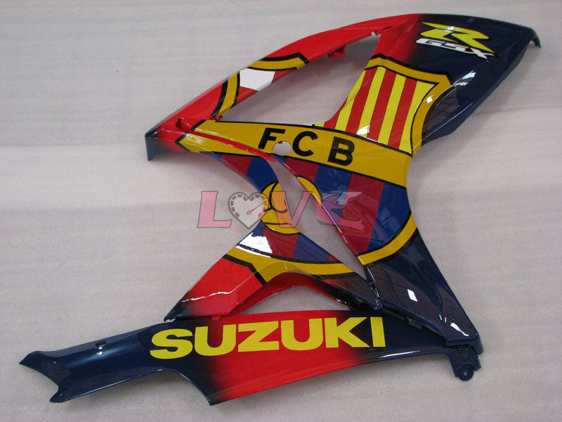 FCB - Red Blue Fairings and Bodywork For 2006-2007 GSX-R600 #LF4053