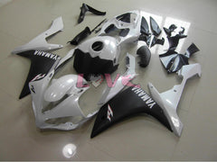 Factory Style - White Black Fairings and Bodywork For 2007-2008 YZF-R1 #LF6954