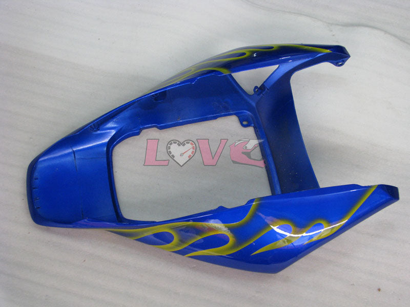 Flame - Yellow Blue Fairings and Bodywork For 2006-2007 CBR1000RR #LF7226