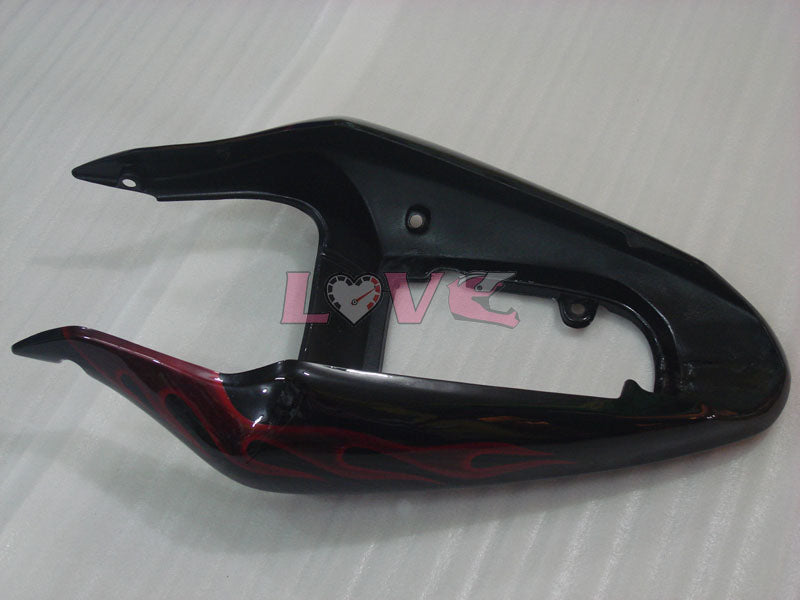 Flame - Red Black Fairings and Bodywork For 2001-2003 GSX-R600 #LF6783