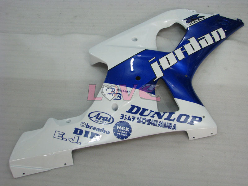 Jordan - Blue White Fairings and Bodywork For 2000-2003 GSX-R750 #LF4186
