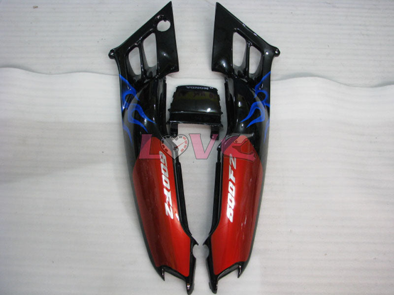 Flame - Blue Black Fairings and Bodywork For 1991-1994 CBR600F2 #LF4886