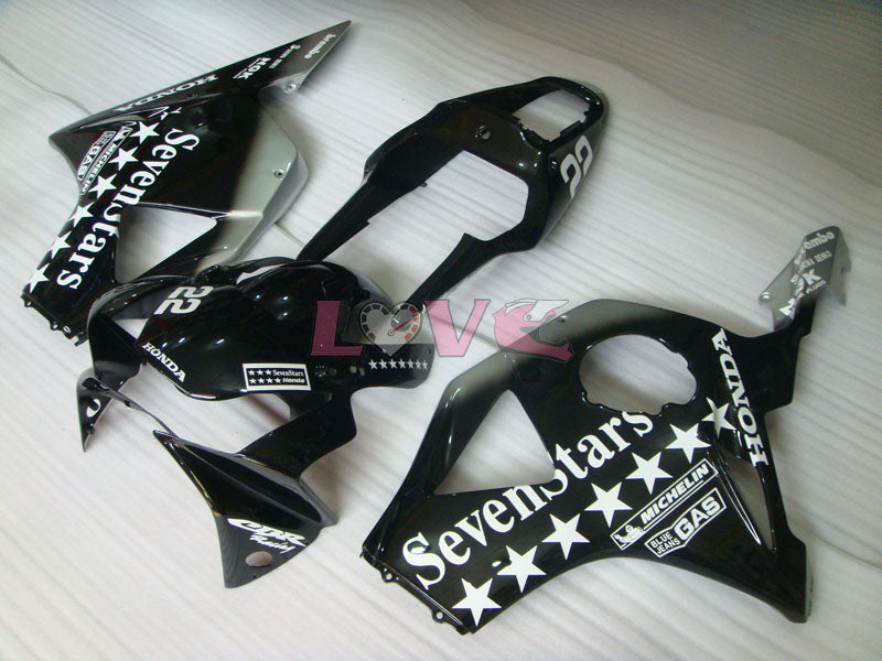 SevenStars - Black Fairings and Bodywork For 2002-2003 CBR954RR #LF5178