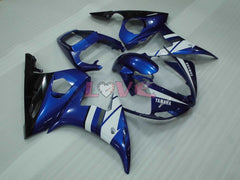 Factory Style - Blue White Black Fairings and Bodywork For 2005 YZF-R6 #LF3515