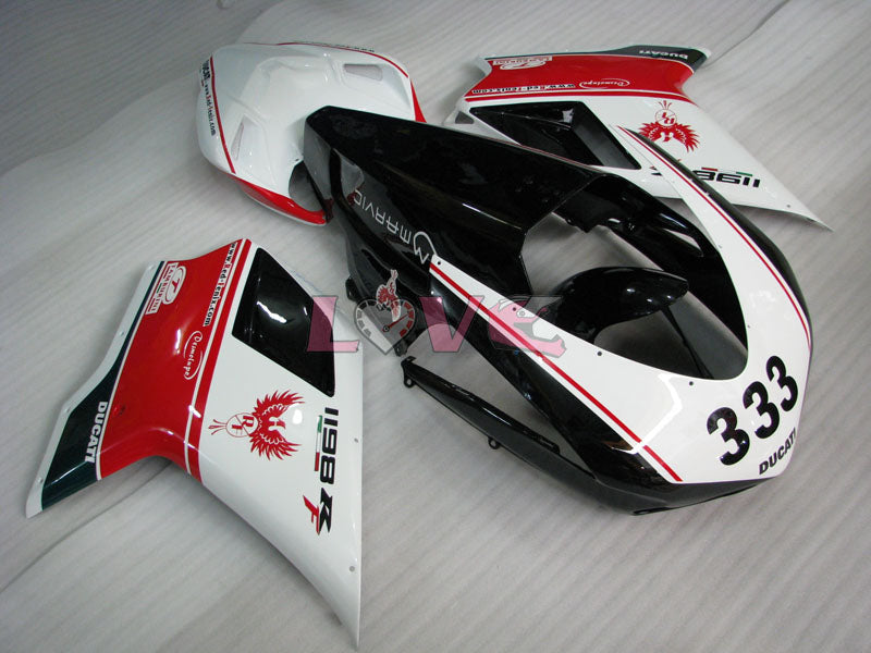 Factory Style Customize - Red White Black Fairings and Bodywork For 2009-2011 1198 #LF3108