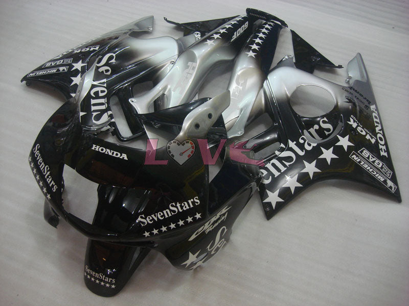 SevenStars - Black Grey Fairings and Bodywork For 1997-1998 CBR600F3 #LF4521