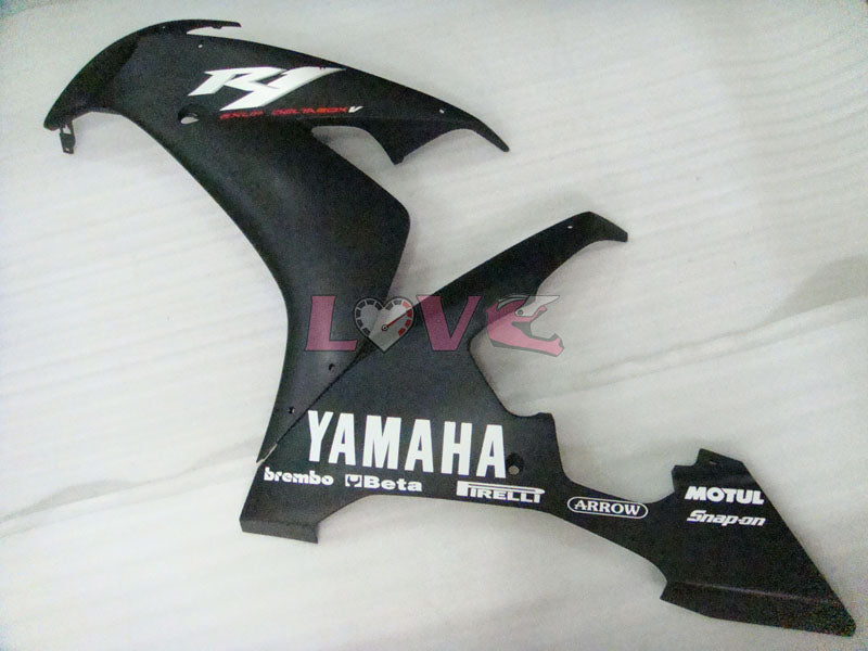 Factory Style - Black Matte Fairings and Bodywork For 2004-2006 YZF-R1 #LF3687