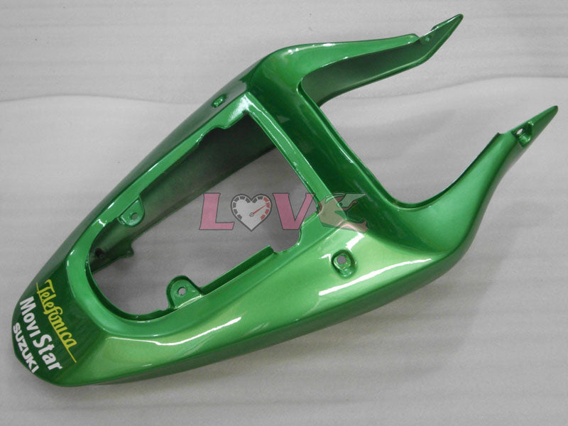 MOTUL - Green Fairings and Bodywork For 2000-2002 GSX-R1000 #LF4169