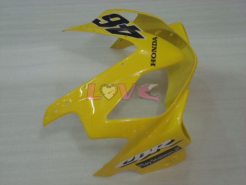 Nastro Azzurro - Yellow White Fairings and Bodywork For 2001-2003 CBR600F4i #LF7656