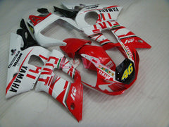 FIAT - Red White Fairings and Bodywork For 1998-2002 YZF-R6 #LF3366