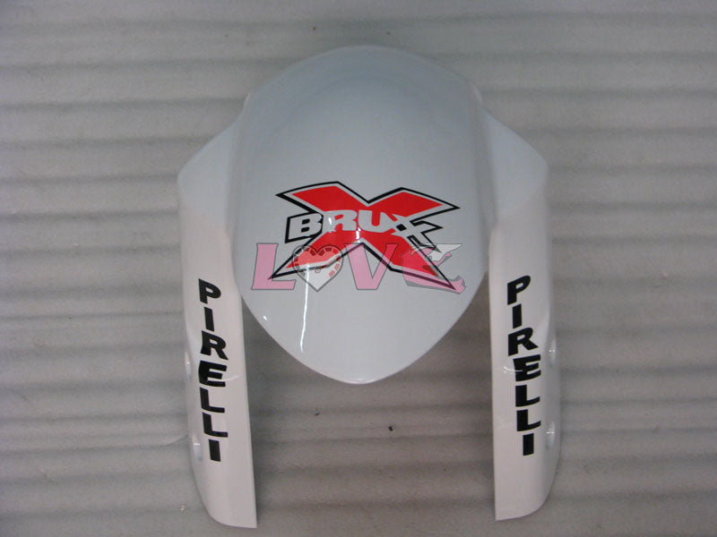 Dark Dog - White Black Fairings and Bodywork For 2006-2007 GSX-R750 #LF6560