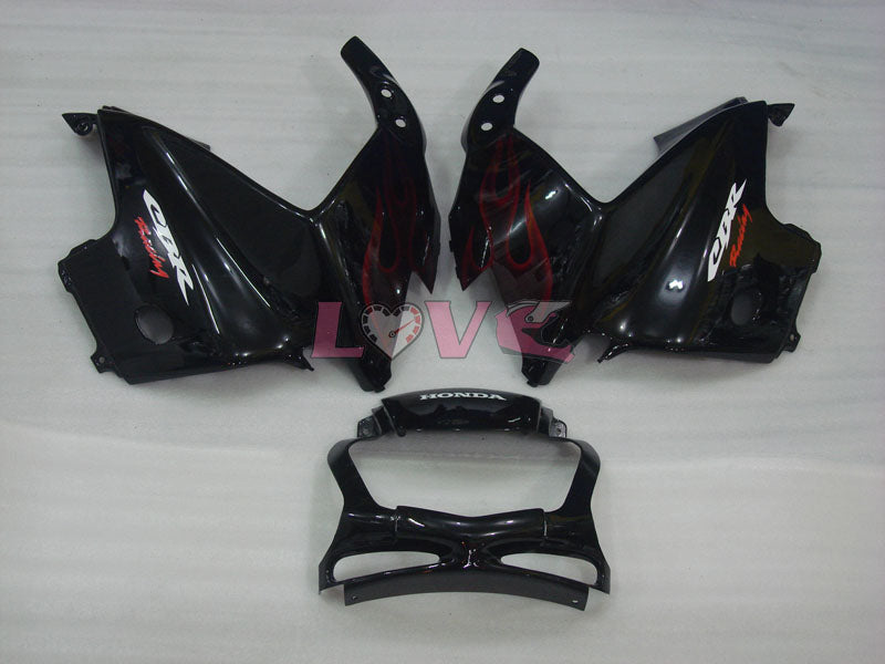 Flame - Red Black Fairings and Bodywork For 1997-1998 CBR600F3 #LF4527