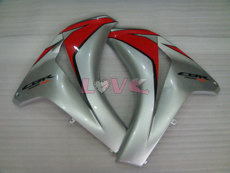 Fireblade - Red Silver Fairings and Bodywork For 2008-2011 CBR1000RR #LF7160