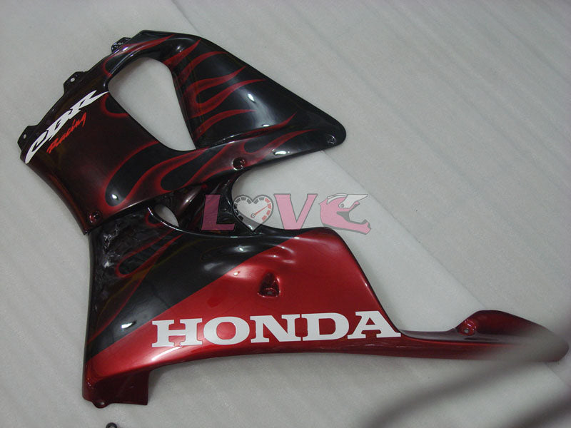 Flame - Red Black Fairings and Bodywork For 1998-1999 CBR919RR #LF2995