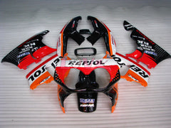 Repsol - Red Orange Black Fairings and Bodywork For 1992-1993 CBR900RR #LF3032