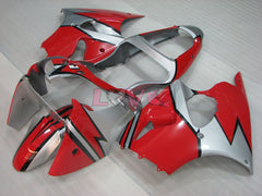 Factory Style - Red Black Silver Fairings and Bodywork For 2000-2002 NINJA ZX-6R #LF3335