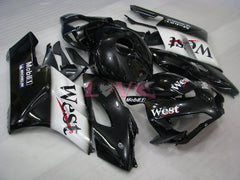 West - White Black Fairings and Bodywork For 2004-2005 CBR1000RR #LF4387