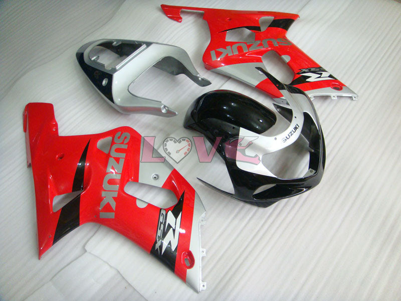 Factory Style - Red Grey Fairings and Bodywork For 2000-2003 GSX-R750 #LF6708