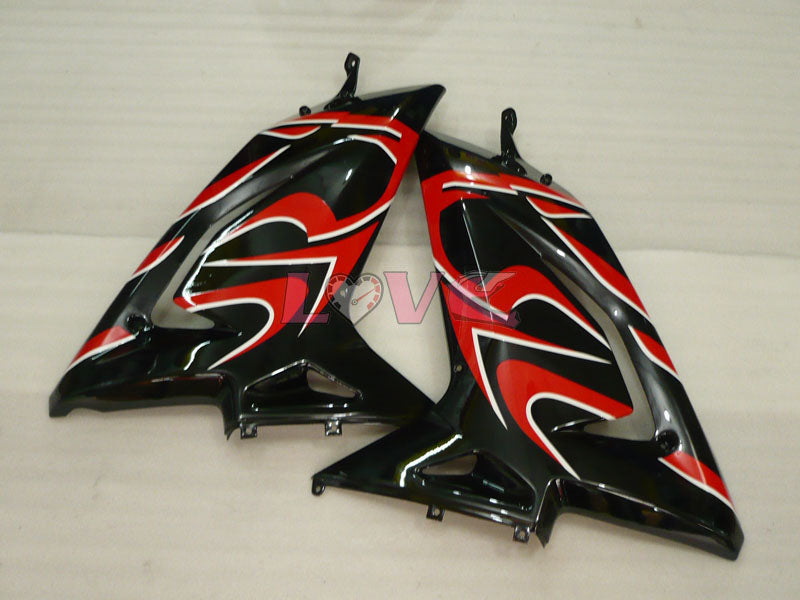 Factory Style - Red Black Fairings and Bodywork For 2004-2009 RS125 #LF5462