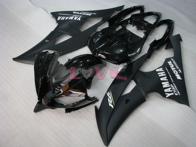 Factory Style - Black Matte Fairings and Bodywork For 2008-2016 YZF-R6 #LF6856