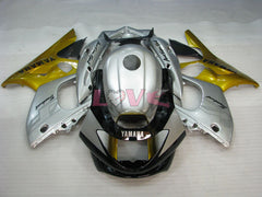 Factory Style - Yellow Silver Fairings and Bodywork For 1997-2007 YZF600R #LF7928