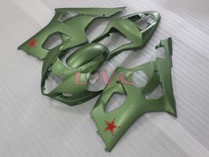 Factory Style - ArmyGreen Fairings and Bodywork For 2003-2004 GSX-R1000 #LF3855