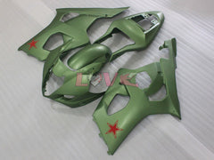 Factory Style - ArmyGreen Fairings and Bodywork For 2003-2004 GSX-R1000 #LF3855