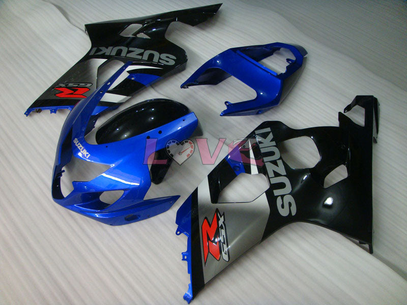 Factory Style - Blue Black Fairings and Bodywork For 2004-2005 GSX-R600 #LF6480