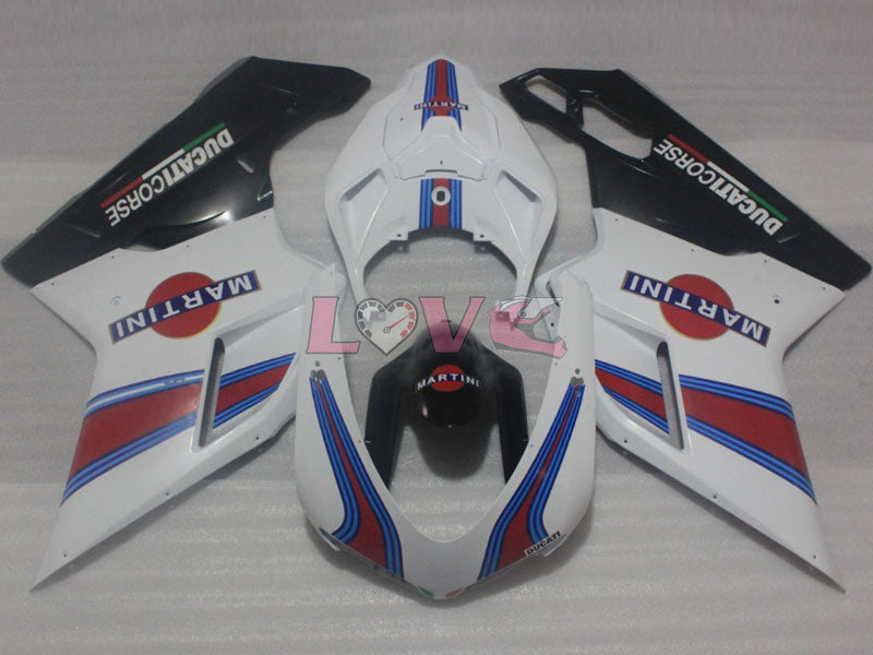Factory Style - Red White Black Fairings and Bodywork For 2009-2011 1198 #LF3109