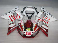 FIAT - Red White Fairings and Bodywork For 1998-2002 YZF-R6 #LF3355