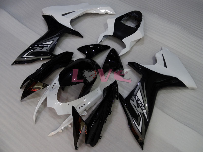 Factory Style - White Black Fairings and Bodywork For 2011-2026 GSX-R600 #LF3883