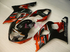 Factory Style - Orange Black Fairings and Bodywork For 2004-2005 GSX-R600 #LF4124