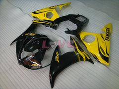 Factory Style - Yellow Black Fairings and Bodywork For 2005 YZF-R6 #LF3511