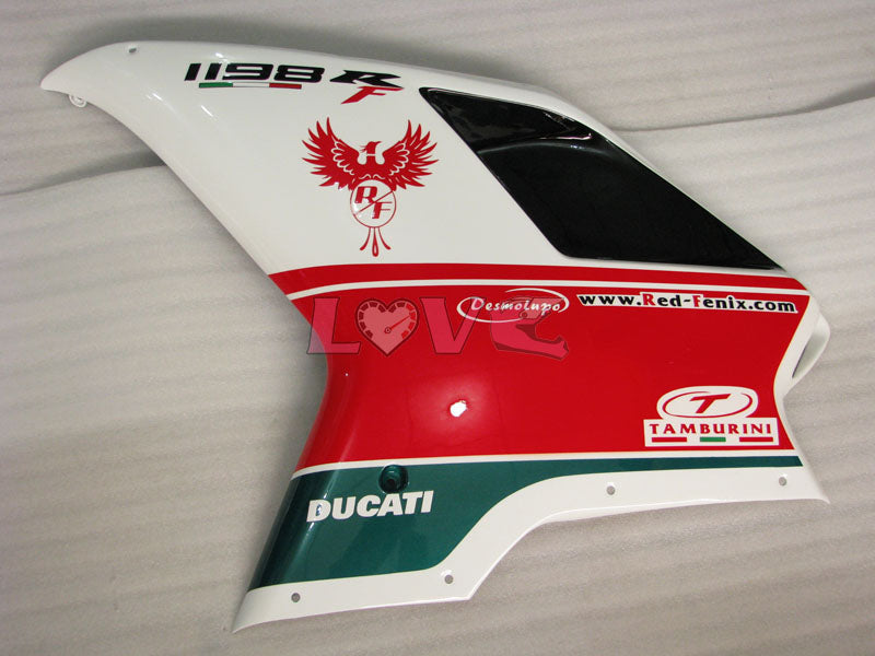 Factory Style Customize - Red White Black Fairings and Bodywork For 2009-2011 1198 #LF3108