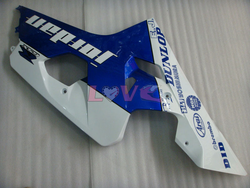 Jordan - Blue White Fairings and Bodywork For 2004-2005 GSX-R750 #LF6581