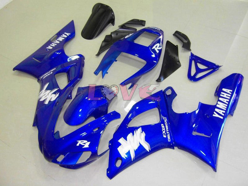Factory Style - Blue White Fairings and Bodywork For 1998-1999 YZF-R1 #LF7075
