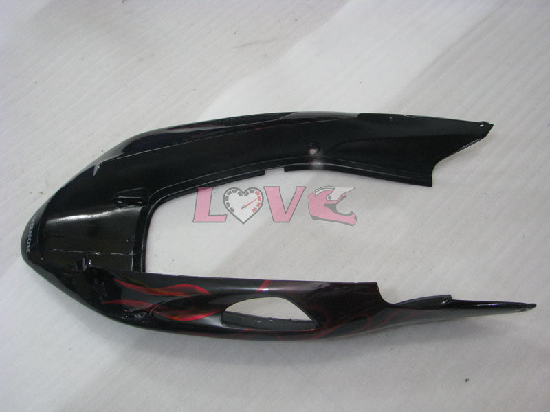 Flame - Red Black Fairings and Bodywork For 1996-2007 CBR1100XX #LF5139
