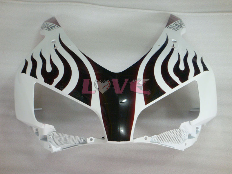 Flame - Red White Fairings and Bodywork For 2004-2005 CBR1000RR #LF7334