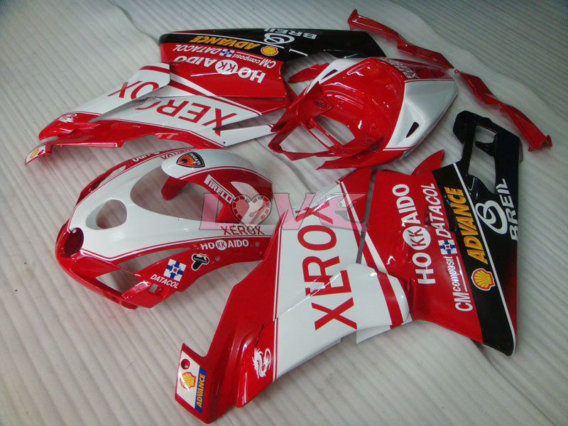 Xerox - Red White Fairings and Bodywork For 2003-2004 999 #LF5505