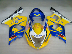 Corona - Yellow Blue Fairings and Bodywork For 2004-2005 GSX-R750 #LF6594