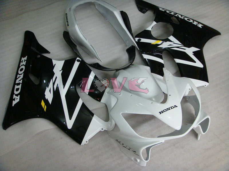 Factory Style - White Black Fairings and Bodywork For 2004-2007 CBR600F4i #LF4504
