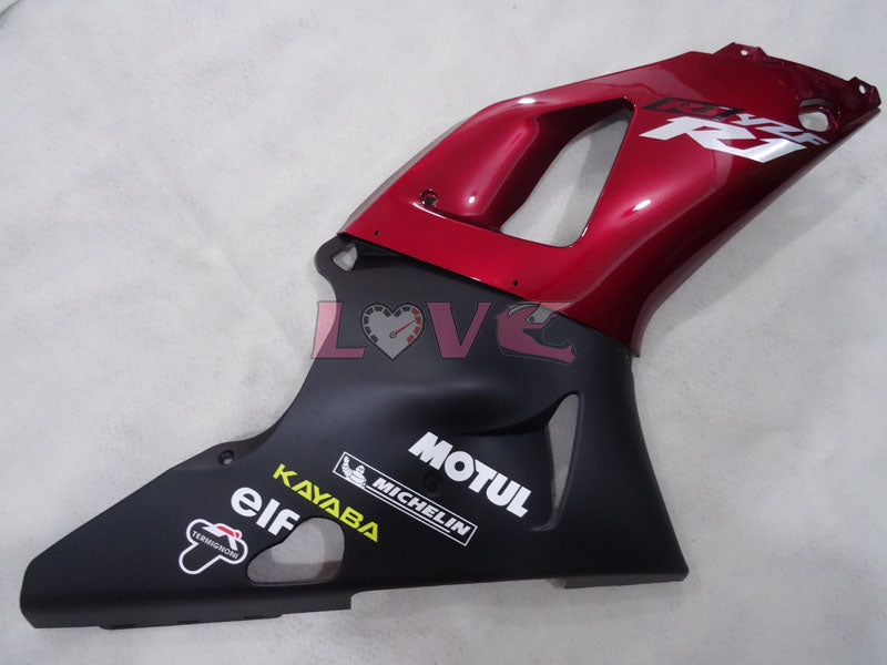 MOTUL - Red wine Black Fairings and Bodywork For 1998-1999 YZF-R1 #LF3584