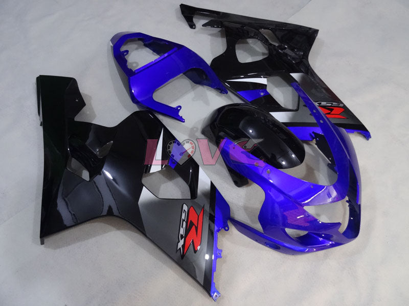 Factory Style - Blue Black Fairings and Bodywork For 2004-2005 GSX-R750 #LF4074