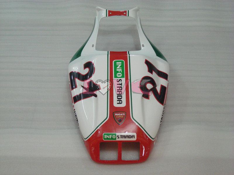 INFO STRADA - Red White Fairings and Bodywork For 1994-2002 748 #LF5793