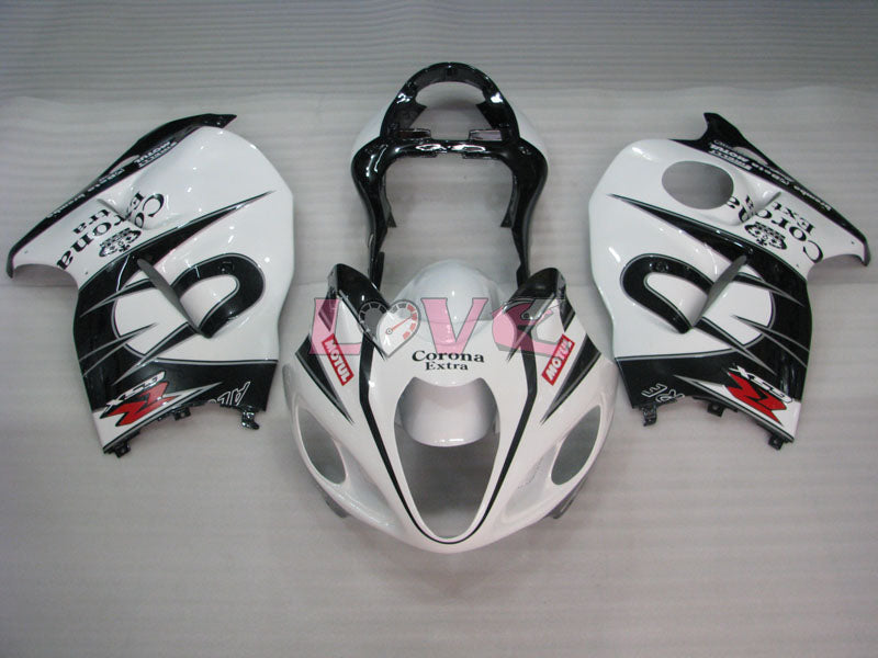 Corona MOTUL - White Black Fairings and Bodywork For 1999-2007 Hayabusa #LF3747