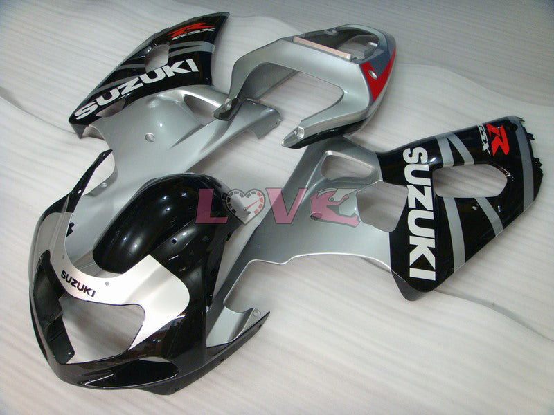 Factory Style - Black Silver Fairings and Bodywork For 2000-2002 GSX-R1000 #LF6088
