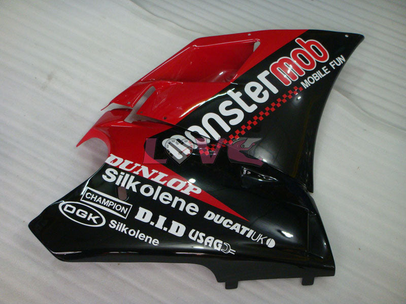 Monstermob - Red White Black Fairings and Bodywork For 1994-1998 916 #LF3163