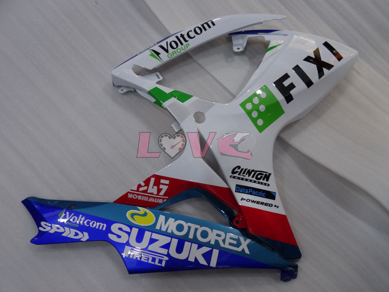 MOTOREX - Blue White Fairings and Bodywork For 2006-2007 GSX-R600 #LF4054