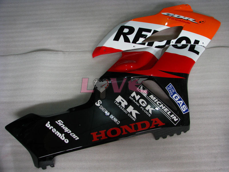 Repsol - Orange Black Fairings and Bodywork For 2004-2005 CBR1000RR #LF7301